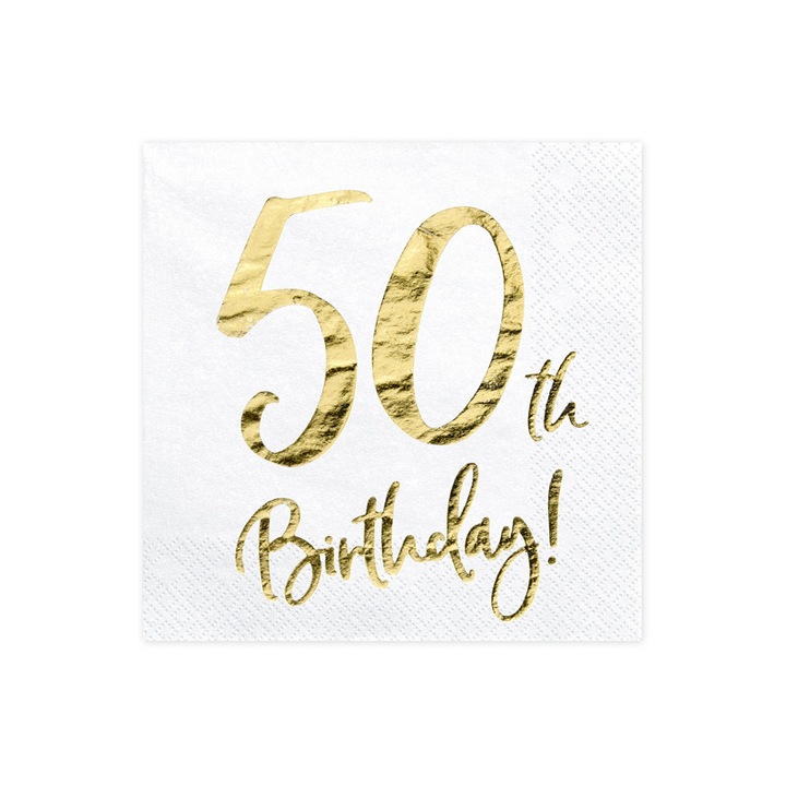 Салфетки PartyMAG, За рожден ден, 50 години