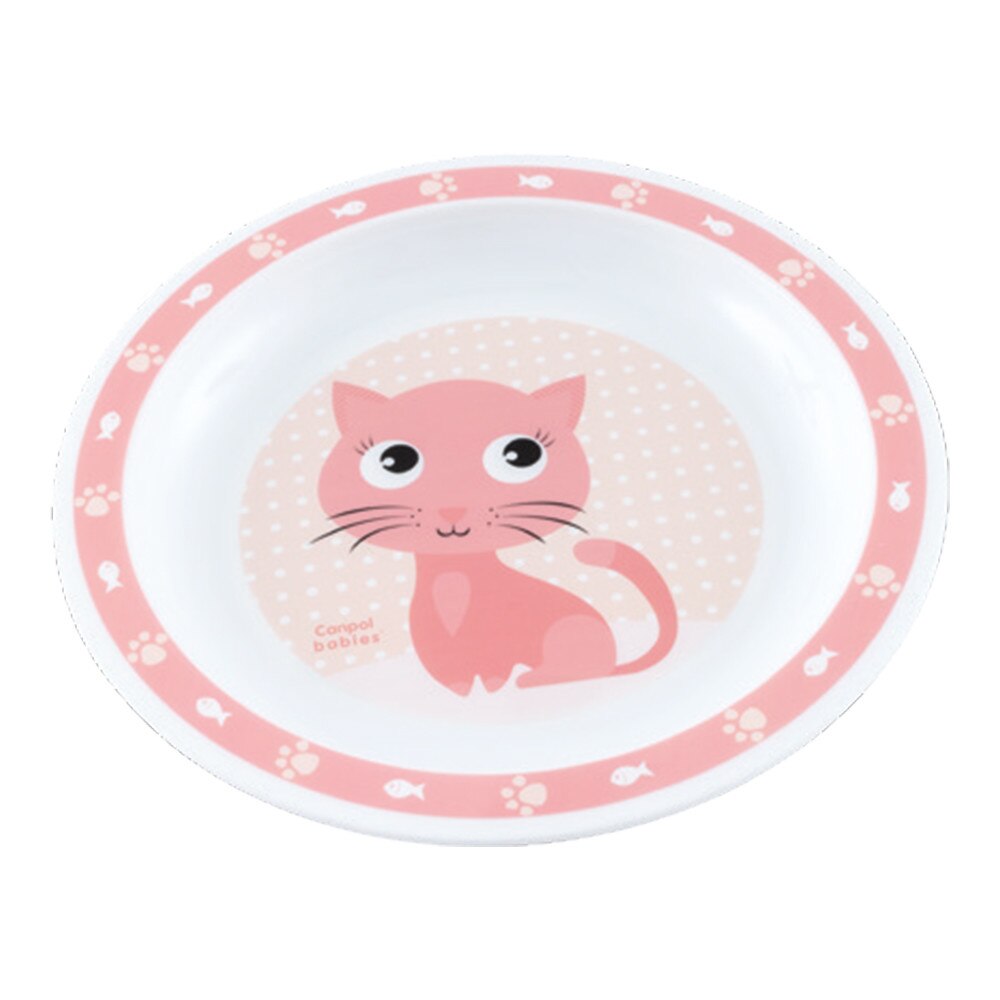 Farfurie „Cute Animals“, Canpol babies®, fara BPA, pisicuta