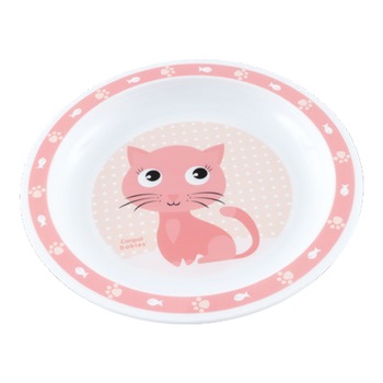 Farfurie „Cute Animals“, Canpol babies®, fara BPA, pisicuta Farfurie „Cute Animals“, Canpol babies®, fara BPA, pisicuta