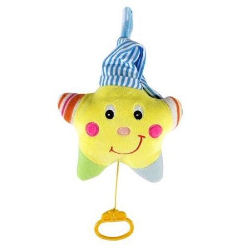 Jucarie muzicala iMK® , Material de calitate, Model Steluta, Stimuleaza coordonarea ochi-mana