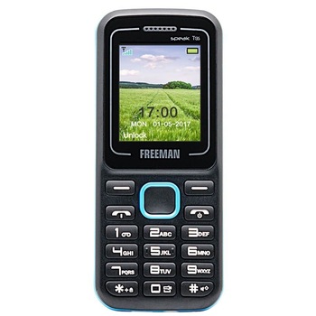 Telefon mobil Freeman Spek T135, Dual Sim, Black/Blue Telefon mobil Freeman Spek T135, Dual Sim, Black/Blue