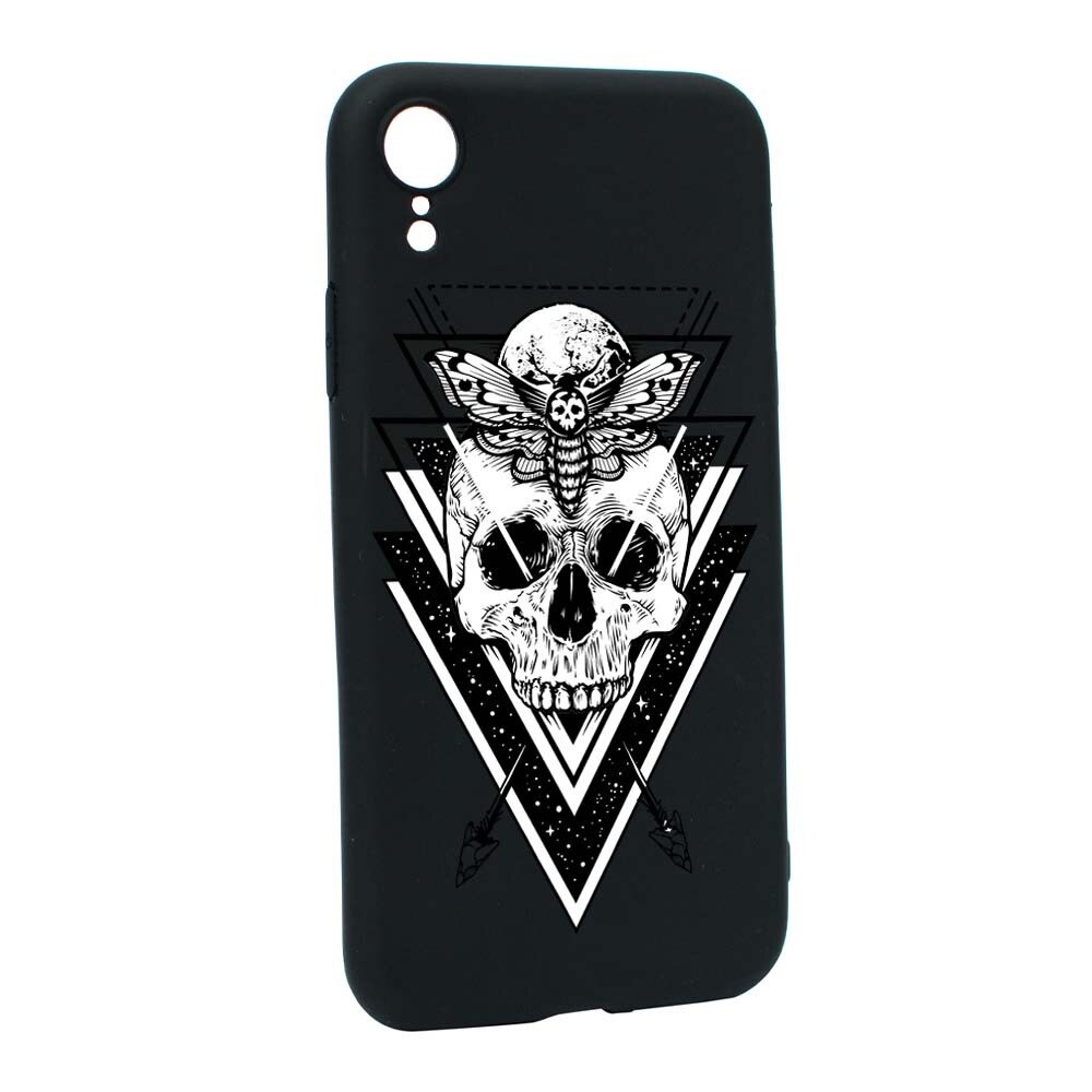 Husa Apple iPhone XR, Silicon, Skull B191