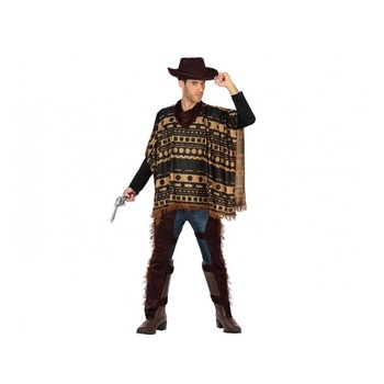 Costum carnaval barbati cowboy poncho, marime universala Costum carnaval barbati cowboy poncho, marime universala