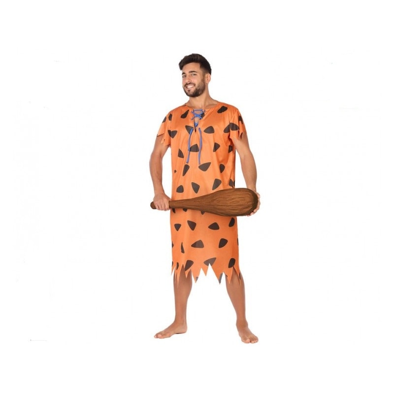 Costum carnaval barbati Fred Epoca de piatra, marime M ,Funny Party Shop