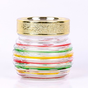 Borcan sticla Peterhof PH10106, 1.35 l, pictat manual Borcan sticla Peterhof PH10106, 1.35 l, pictat manual