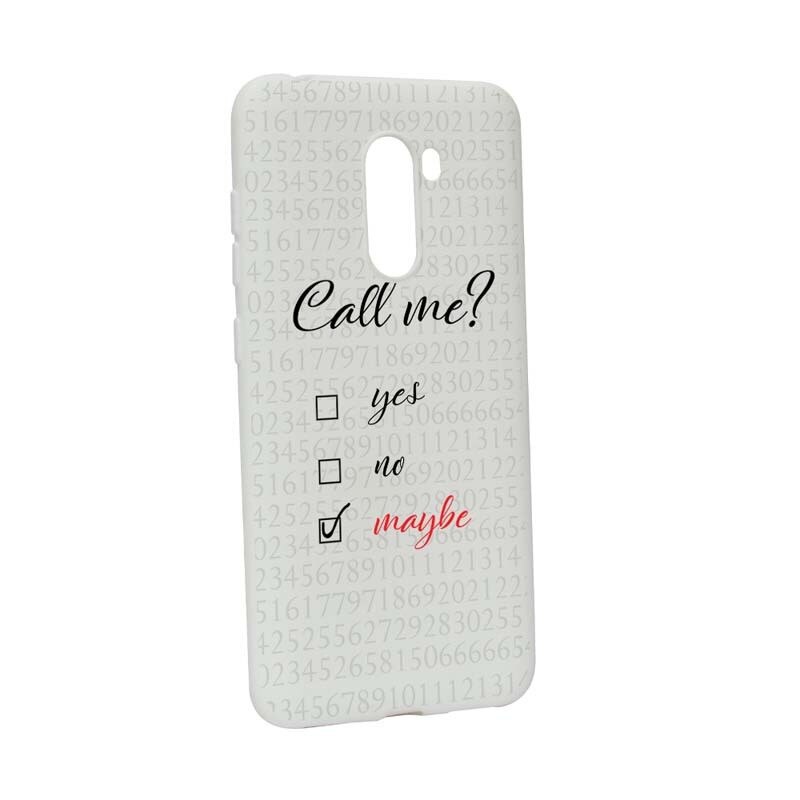 Husa Xiaomi PocoPhone F1, Silicon, Call Me W149