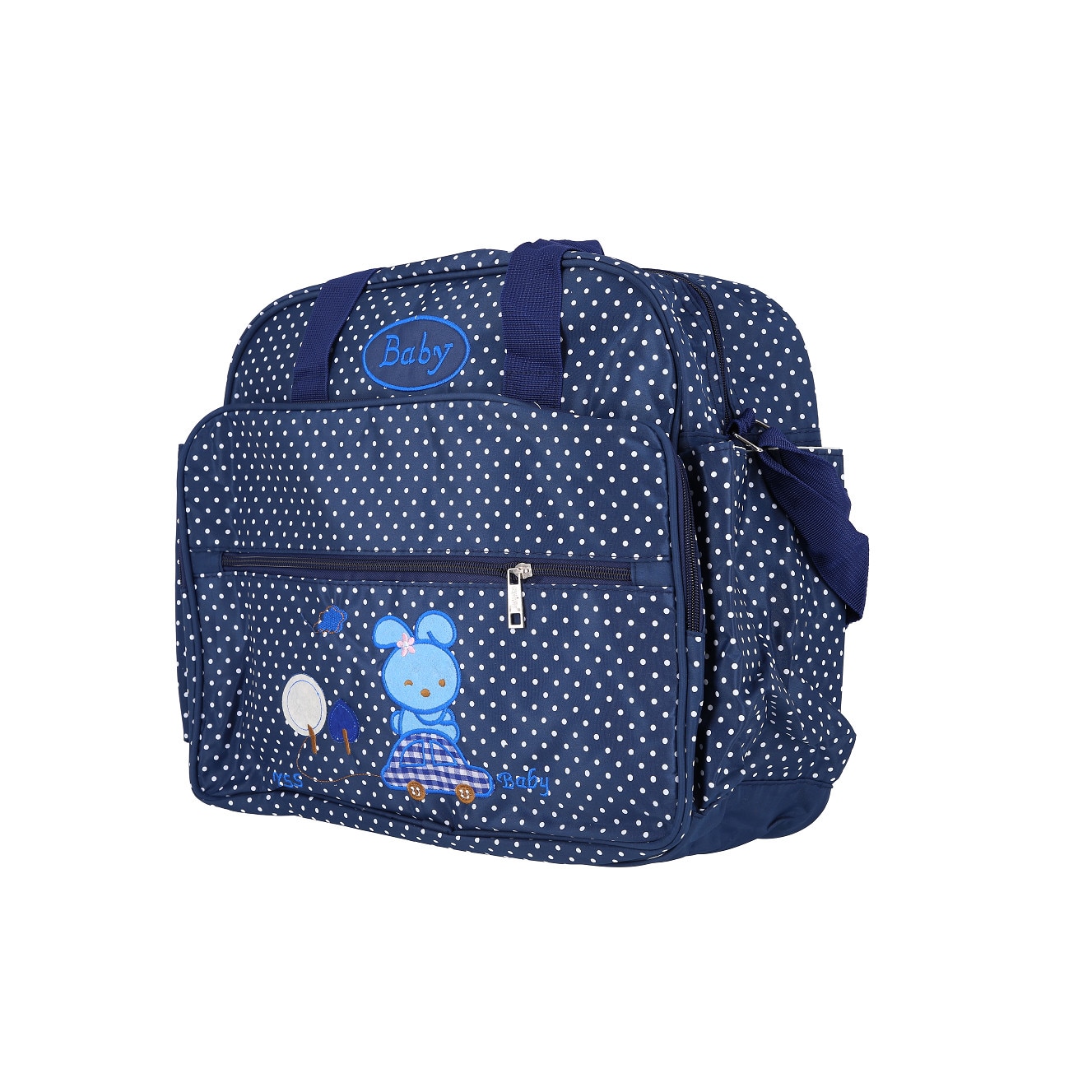 Geanta pentru mamici Mama Bag GRUNBERG, 38 x 15 x 34 cm, GM3026, albastru
