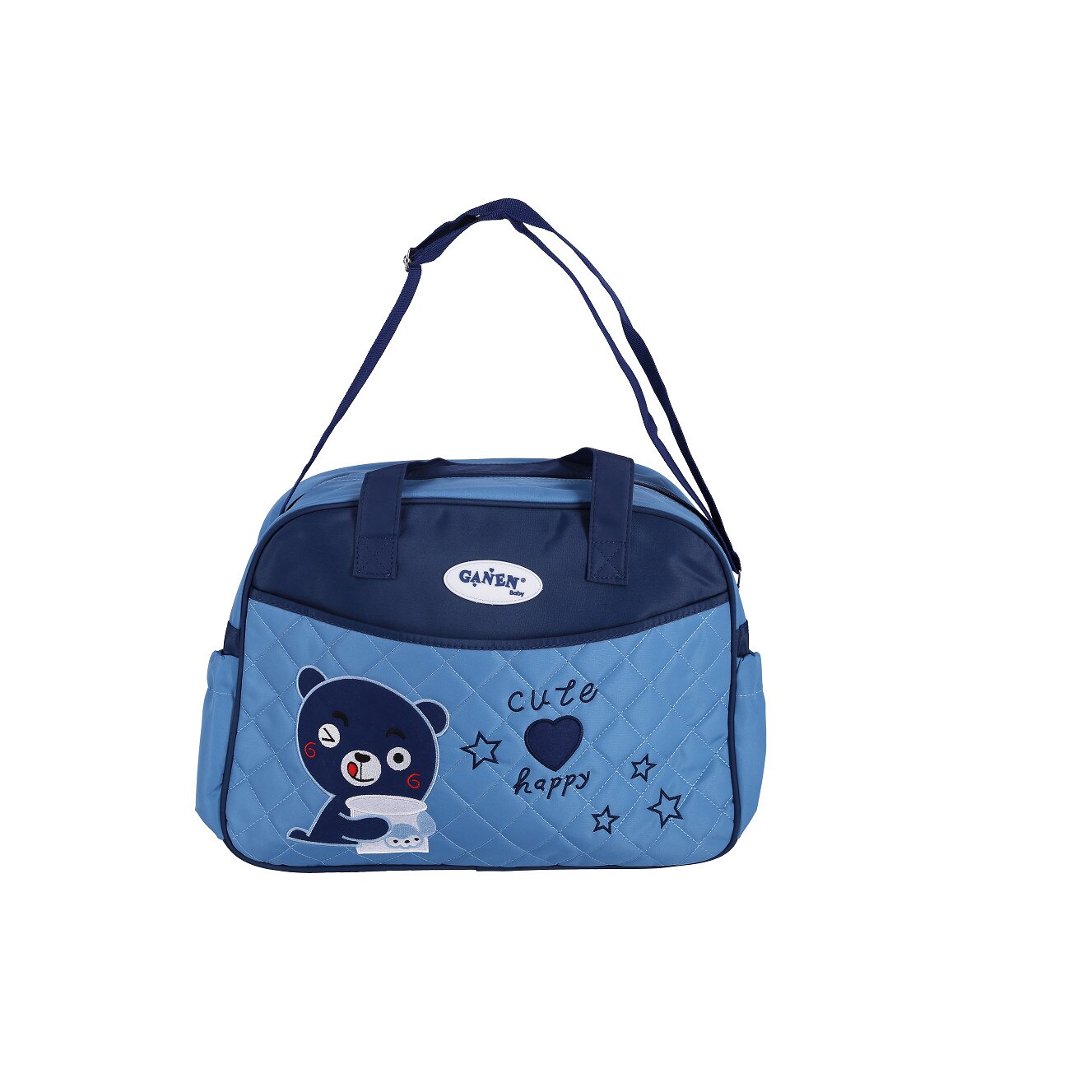 Geanta pentru mamici Mama Bag GRUNBERG, 40 x 15 x 31 cm, GM10893, albastru