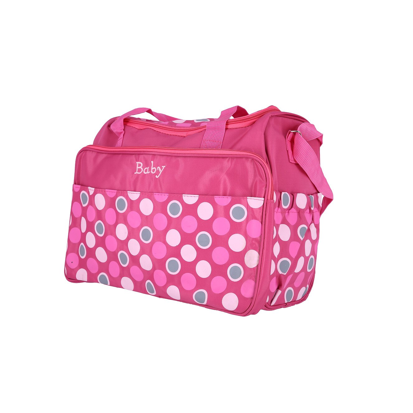 Geanta pentru mamici Mama Bag GRUNBERG, 40 x 16 x 31 cm, GM3025, roz