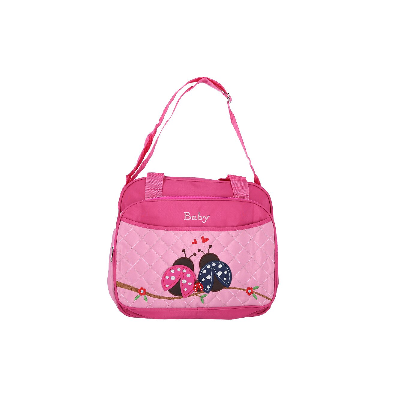 Geanta pentru mamici Mama Bag GRUNBERG, 35x 14x 32cm, GM9006, roz
