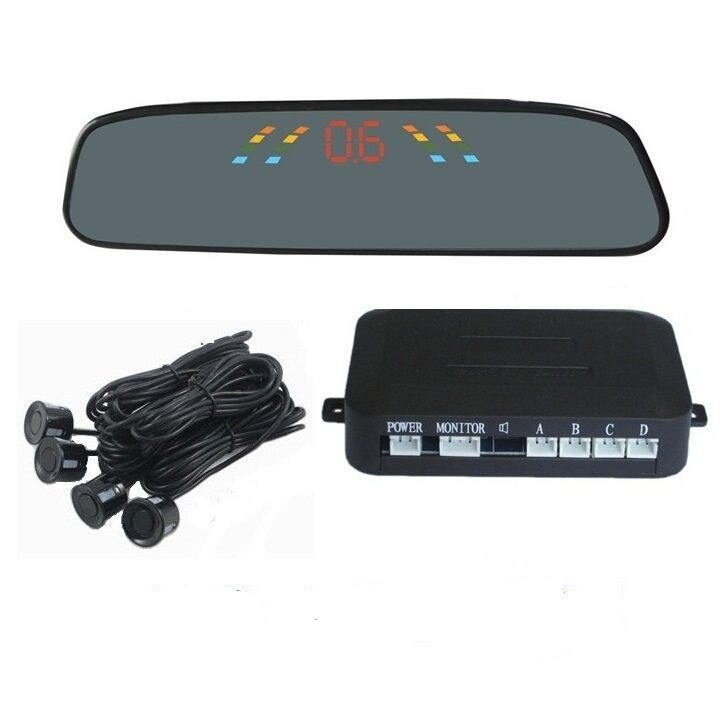 Senzori parcare Hid, OEM cu display in oglinda RS700