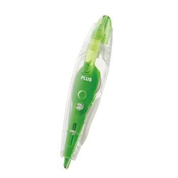 Aparat cu banda corectoare Plus Ps Wh-034, Verde Aparat cu banda corectoare Plus Ps Wh-034, Verde