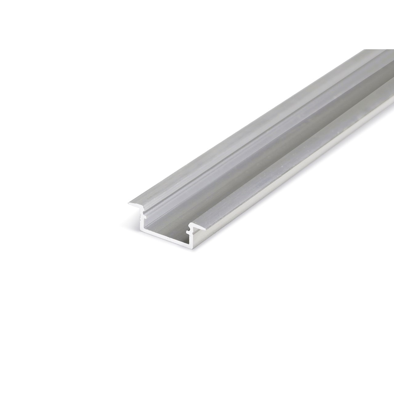Profil aluminiu pentru banda LED - BEGTIN - 1m - aluminiu brut