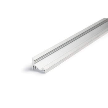 Profil aluminiu pentru banda LED, CORNER, 2m, aluminiu brut Profil aluminiu pentru banda LED, CORNER, 2m, aluminiu brut