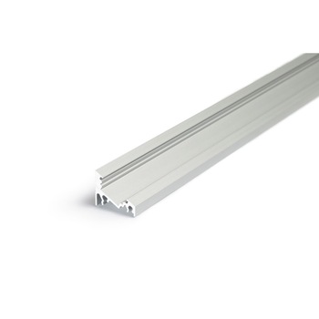 Profil aluminiu pentru banda LED - CORNER - 1m - aluminiu anodizat Profil aluminiu pentru banda LED - CORNER - 1m - aluminiu anodizat