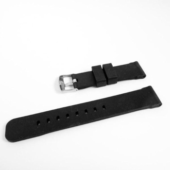 Curea Silicon Neagra ,Simpla, de Ceas de 20 mm Curea Silicon Neagra ,Simpla, de Ceas de 20 mm