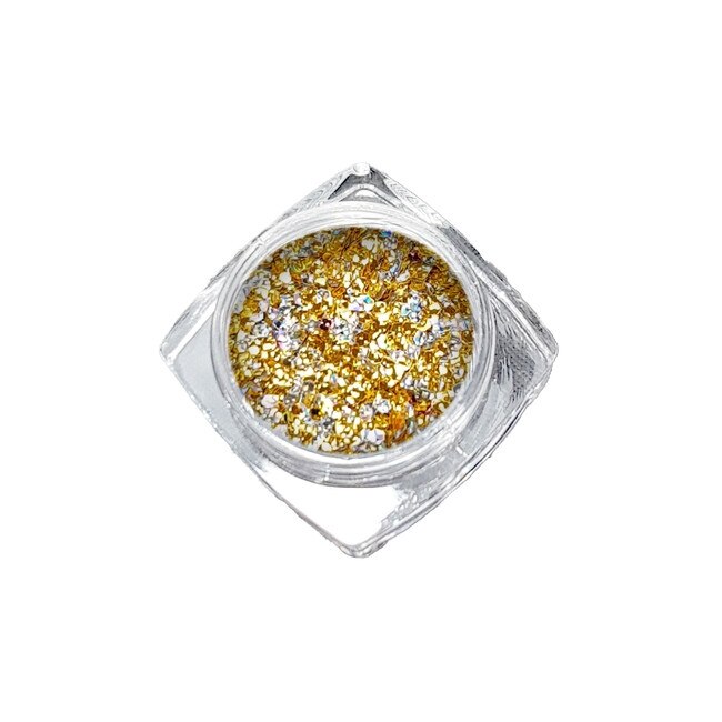 Paiete pentru unghii MoonbasaNails #307, Auriu / Argintiu