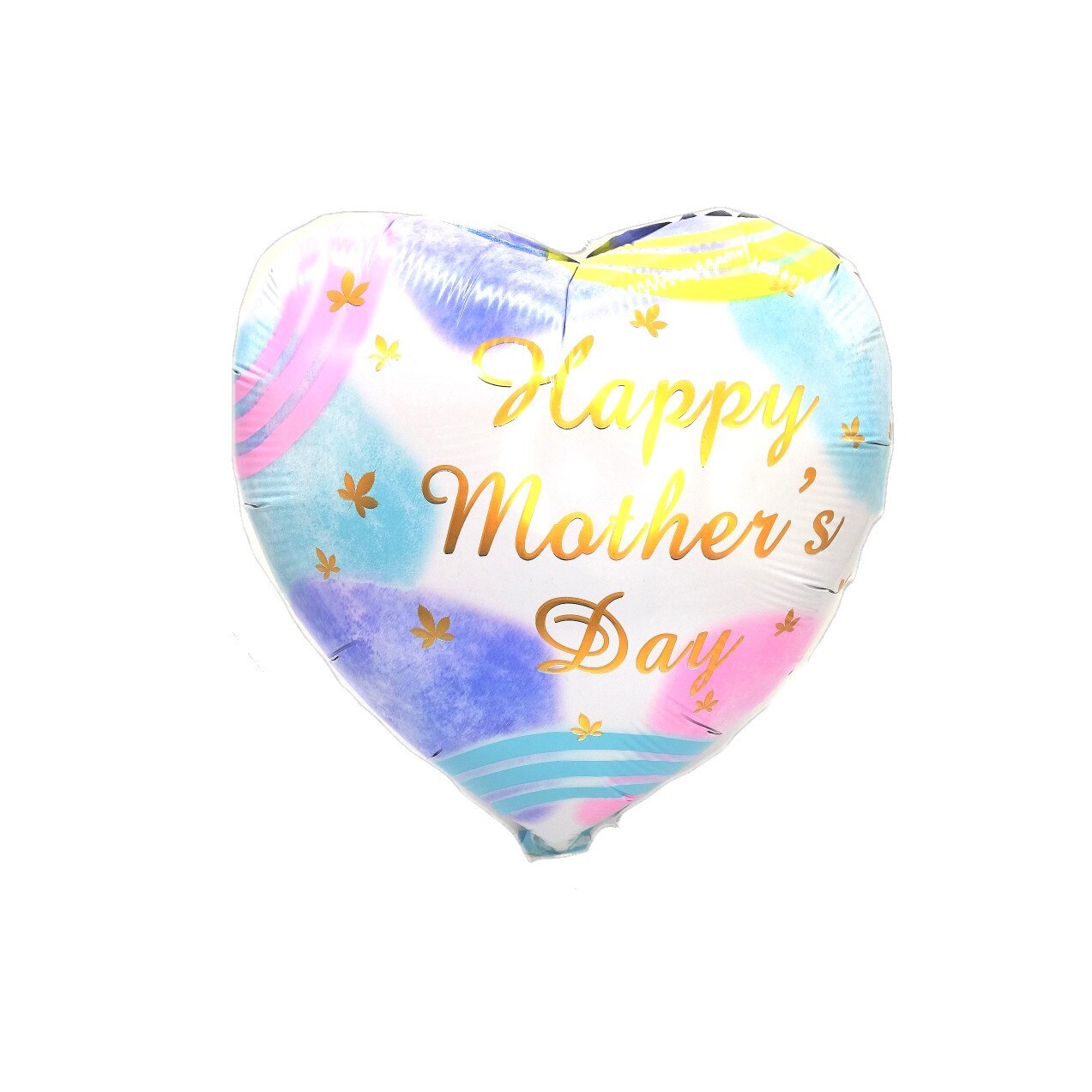 Balon Folie Inima, Happy Mother's Day, Multicolor, 45 cm