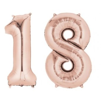 Set Baloane Majorat, Rose-Gold, 105 cm Set Baloane Majorat, Rose-Gold, 105 cm