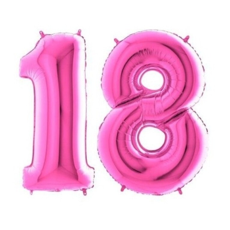 Set Baloane Majorat, Roz, 105 cm