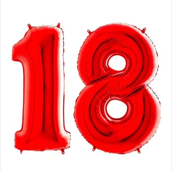 Set Baloane Majorat, Rosu, 105 cm Set Baloane Majorat, Rosu, 105 cm