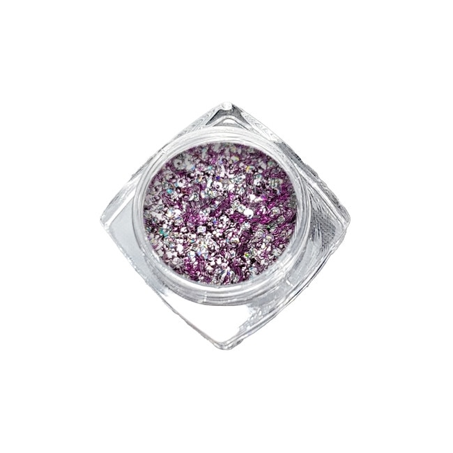 Paiete pentru unghii MoonbasaNails #311, Violet / Argintiu