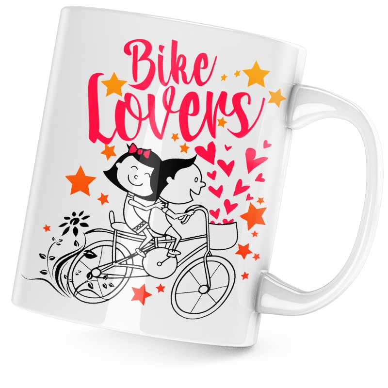 Cana Cadou Valentine's Day Ziua Indragostitilor Bike Lovers