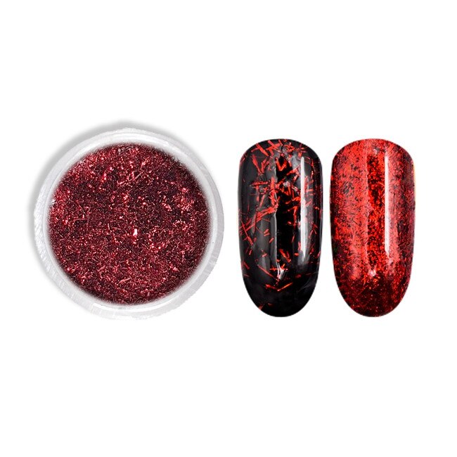 Paiete unghii MoonbasaNails # 305, Rosu