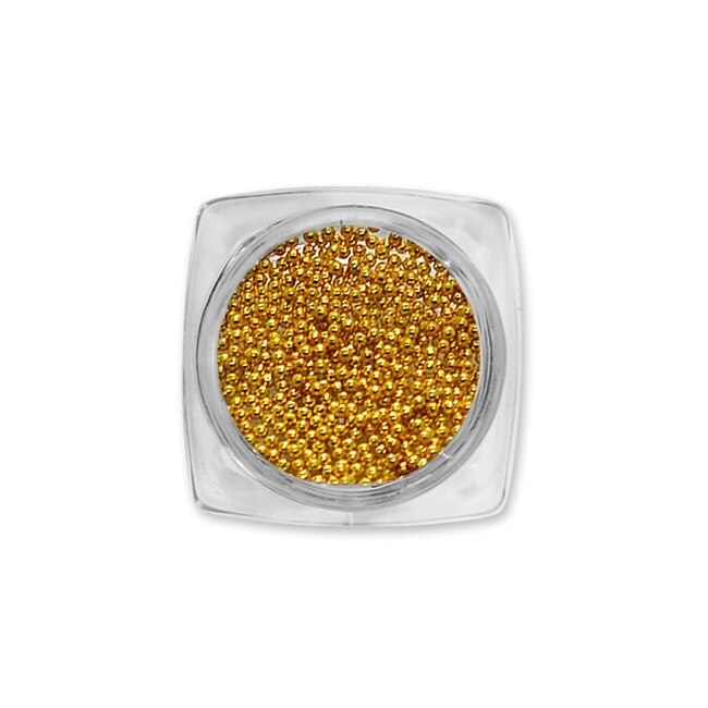 Perle caviar decorative, MoonbasaNails, 006, Auriu