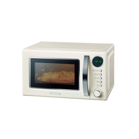 Cuptor cu microunde Severin MW 7892 Retro, 2 in 1, 700 W, gratar 1000 W, 8 nivele, 20 l, Alb