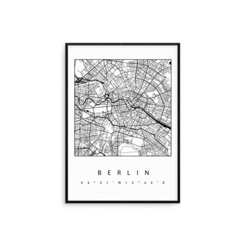 Tablou Kurtyna Berlin, 50 x 70 cm