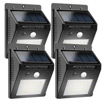 Set 4 buc,Lampa solara cu Senzor Set 4 buc,Lampa solara cu Senzor