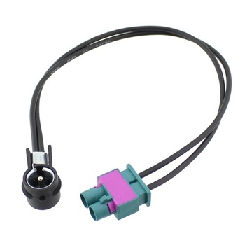 Adaptor antena Audi, Fiat, Mercedes, Peugeot, Seat, Skoda, VW, Fakra mufa x2, ISO mufa in unghi, T138990 Adaptor antena Audi, Fiat, Mercedes, Peugeot, Seat, Skoda, VW, Fakra mufa x2, ISO mufa in unghi, T138990