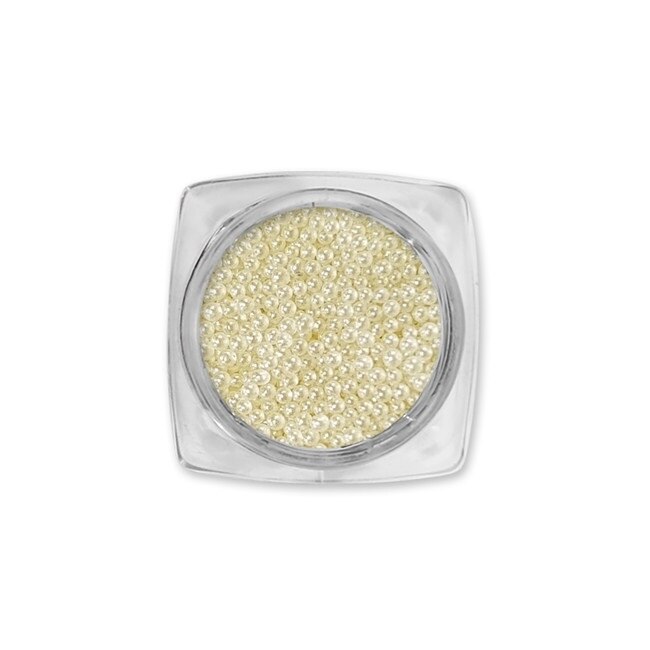 Perle caviar decorative, MoonbasaNails, 127, Crem