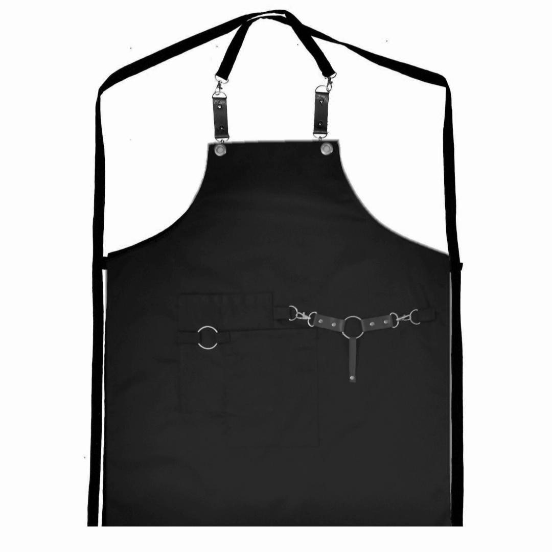 Sort barman cu bretele din piele, Lca imbracaminte