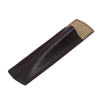 Etui un Pix Piele naturala Flate maro Etui un Pix Piele naturala Flate maro