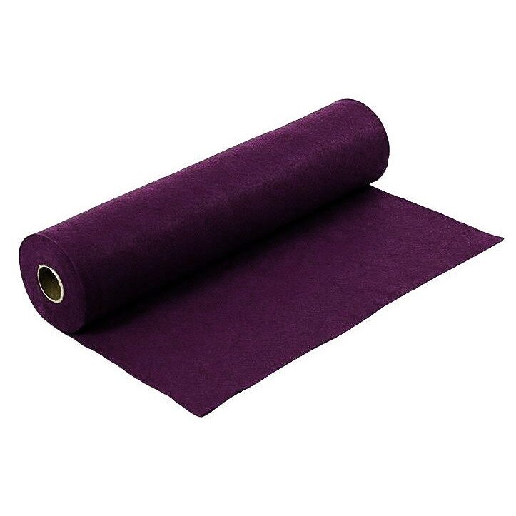 Fetru, pasla la metru, 42 x 100 cm x 1 mm - Mov vinete, Decoratiunicreative