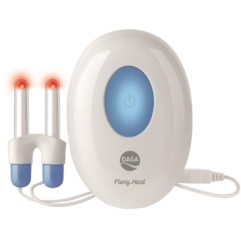 Aparat tratare alergii Daga AR 600, trateaza alergiile, rinite si febra, sesiuni de max 3 min, fototerapie fara efecte secundare, Alb/Albastru