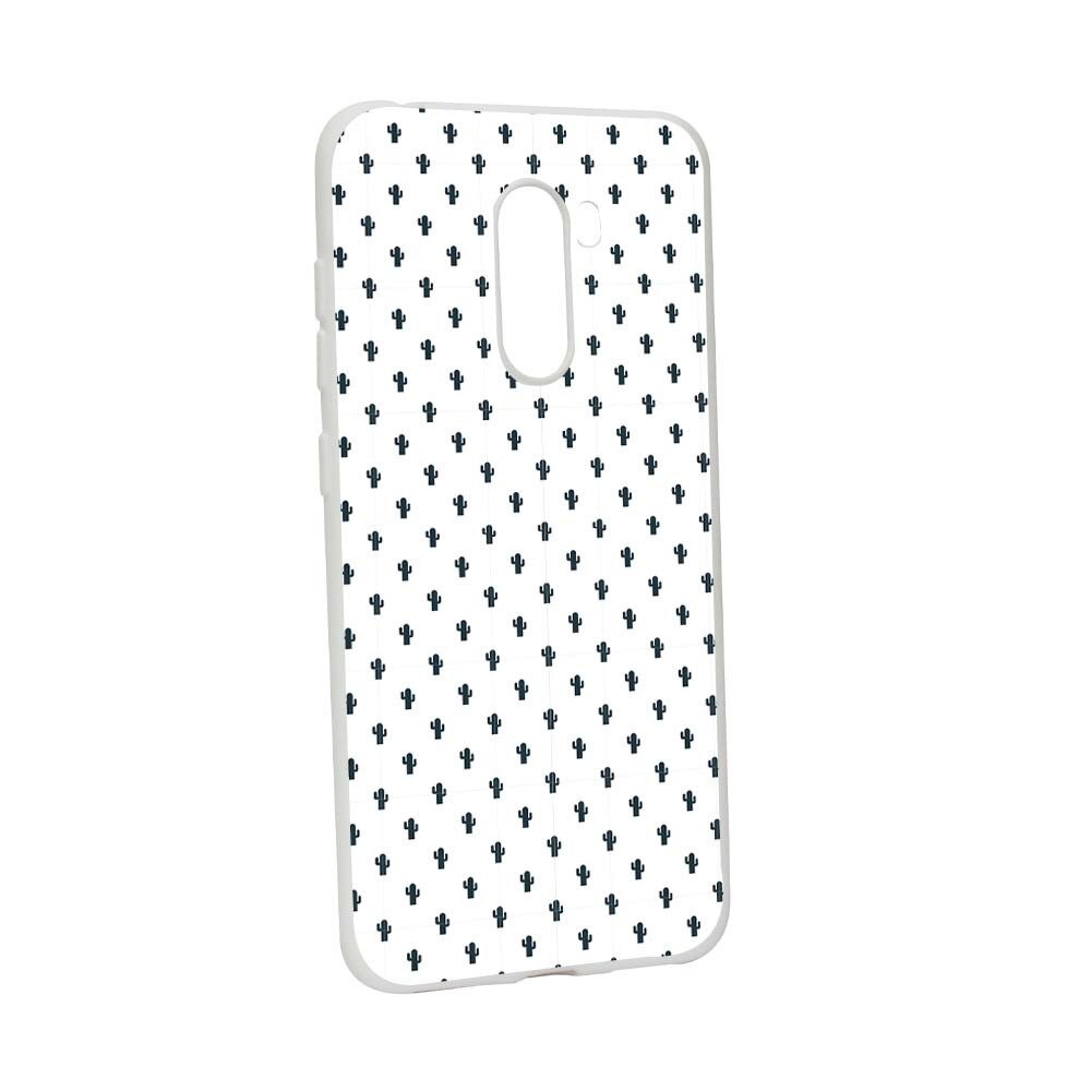 Husa Xiaomi PocoPhone F1, Silicon, Little Cactus W83