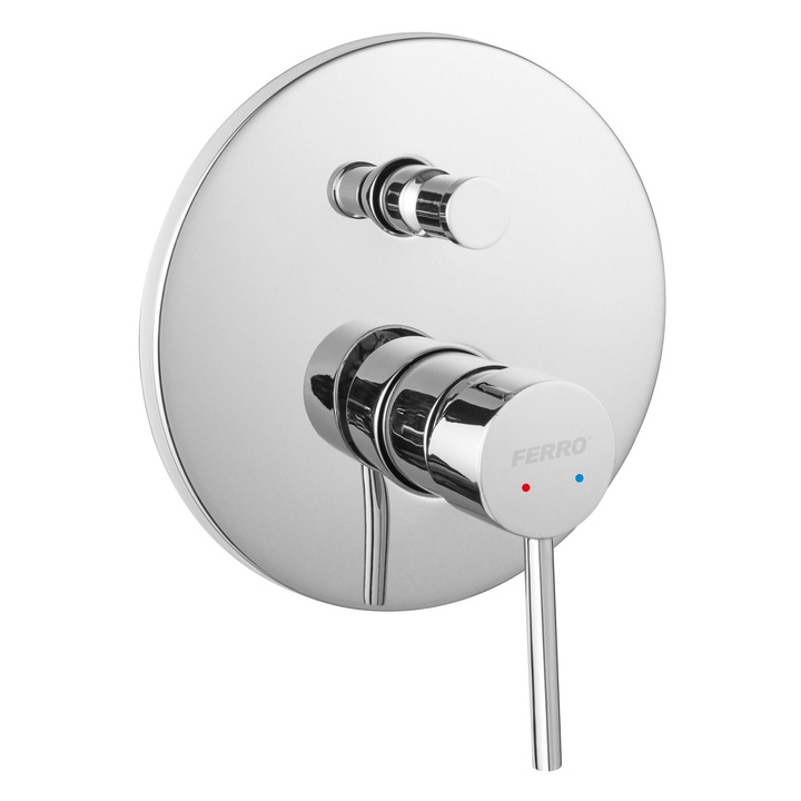 Baterie Ferro Fiesta ingropata cada/dus, crom - BFI7P