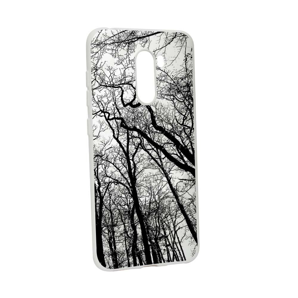 Husa Xiaomi PocoPhone F1, Silicon, Forest W14