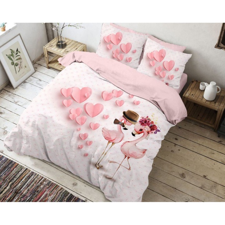 Kétszemélyes ágynemű garnitúra Amoro, Club Cotton, 100% renforcé pamut