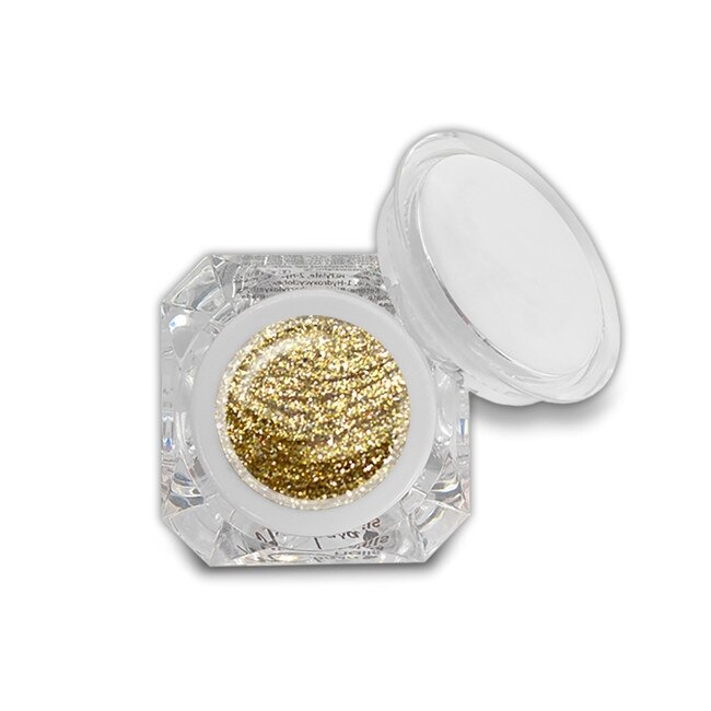 Gel UV colorat pentru unghii MoonbasaNails Fixation-Free, F45, Auriu, 5g