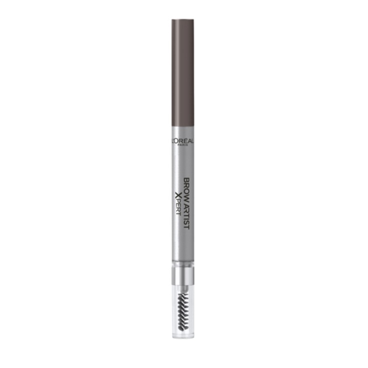Creion pentru sprancene automatic L'Oreal Paris Brow Artist X-Pert 107 Cool Brunette, 2 g