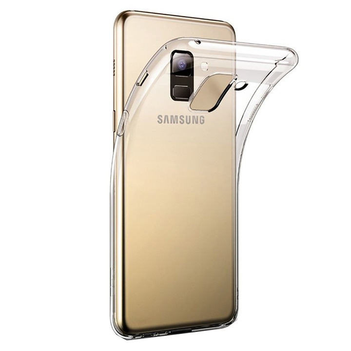 Husa Ultra Soft TPU AKASHI pentru Samsung Galaxy A8 2018 Clear
