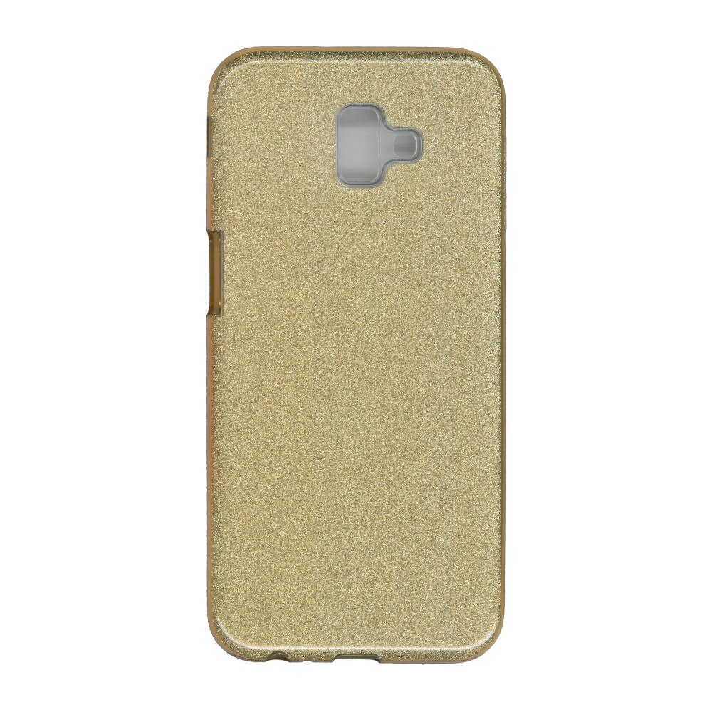 Husa Samsung Galaxy J6 Plus (2018) Shiny TPU Sclipici - auriu