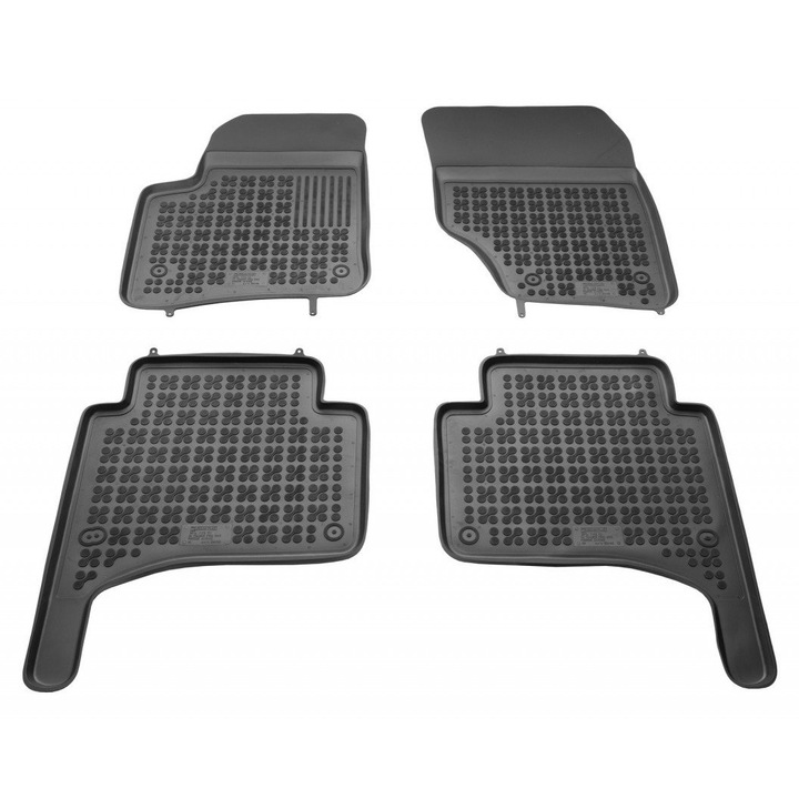 Set 4 covorase/presuri auto dedicate Volkswagen Touareg 2002-2010, din cauciuc antiaderent stil tavita calitate de TOP