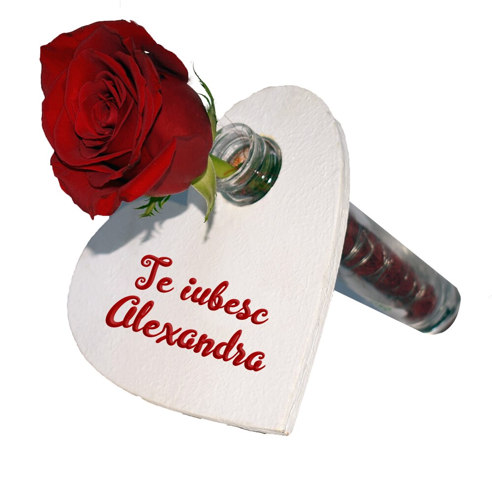 Aranjament Love Message Alexandra