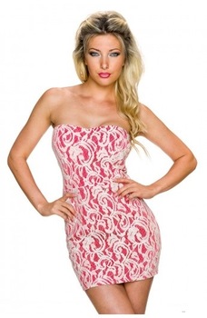 Rochie bodycon two-tone dantelata Rochie bodycon two-tone dantelata