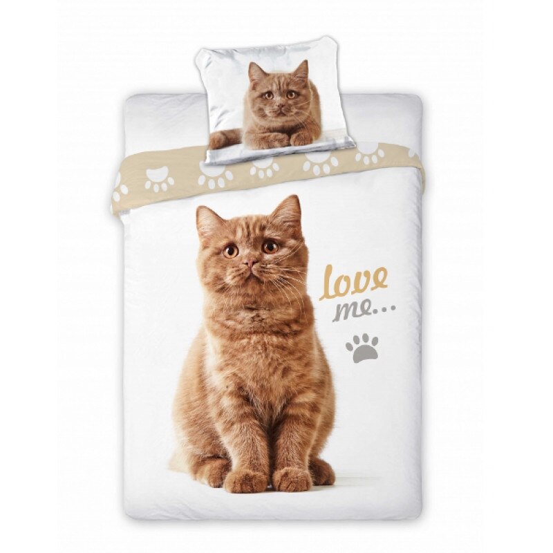 Lenjerie de pat, Best Friend 002, 160x200 cm, 100% bumbac